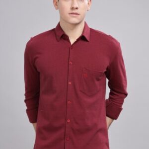 Maroon || Full Sleeve Shirt