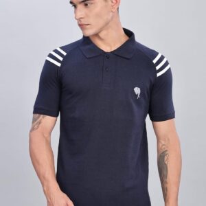 PR39 || Navy || 100% Cotton Polo T-Shirt