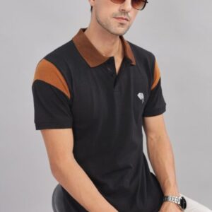 PR34 ||Black|| 100% Cotton Polo T-Shirt
