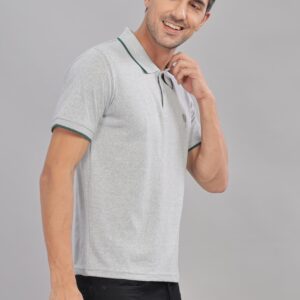 PR34 ||Grey|| 100% Cotton Polo T-Shirt