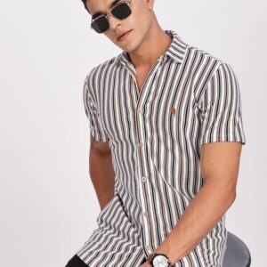 PR3 Shirts 007 – Cobra Stripes || Half Sleeve Shirt