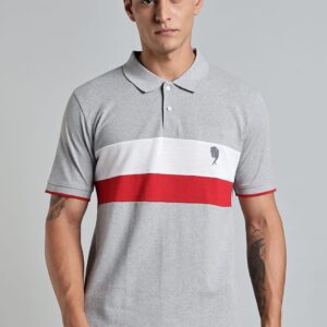 PR41 || Grey-Melange || 100% Cotton T-Shirt