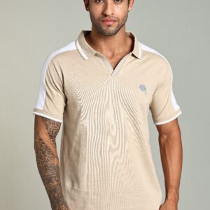 PR43 ||BEIGE || 100% Cotton T-Shirt