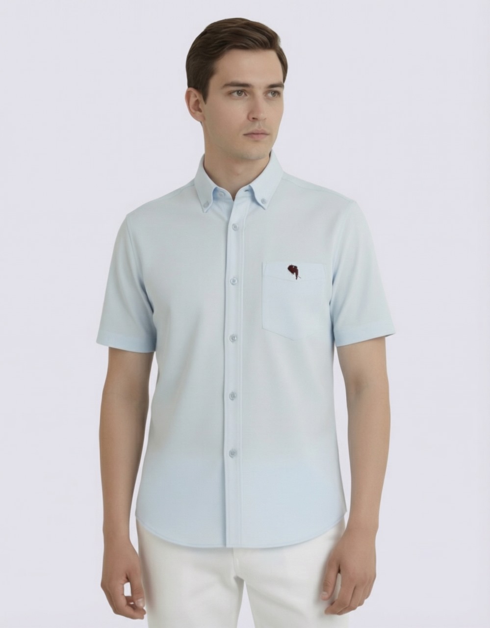 LS 003|| ICE BLUE|| Half Sleeve Shirt