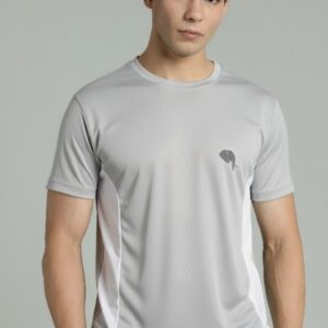 RHSO1A ||SILVER GREY|| Round Neck Half Sleeve