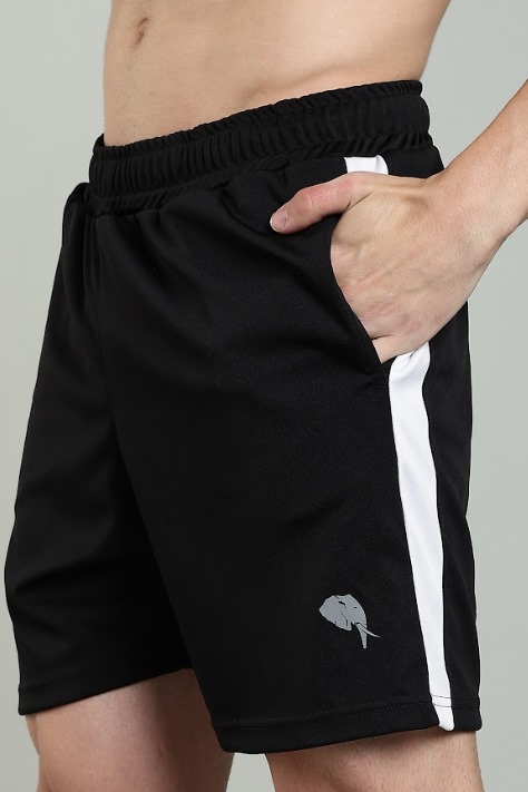 SH 003 ||Black White|| Shorts
