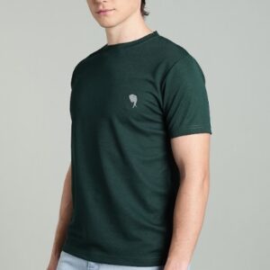 RHSO2 ||BOTTLE GREEN|| Round Neck Half Sleeve -CS