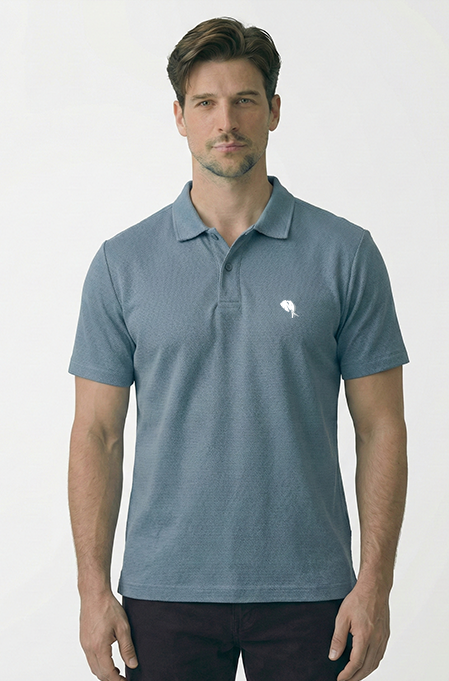 PR3 SS 008A || BLUE|| 100% Cotton Polo T-Shirt