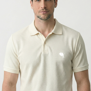 PR3 SS 008A || WHITE|| 100% Cotton Polo T-Shirt
