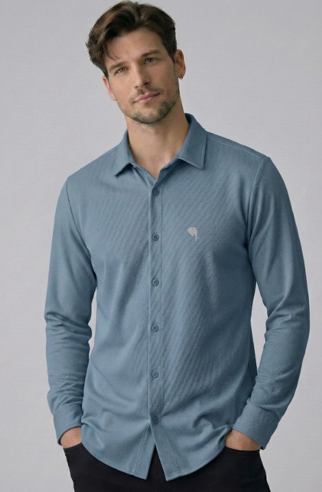 TS001|| ICE BLUE|| Full Sleeve Shirt