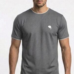 RHSO2B ||LITE GREY|| Round Neck Half Sleeve