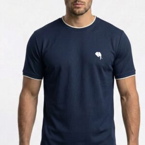 RHSO2B ||NAVY|| Round Neck Half Sleeve