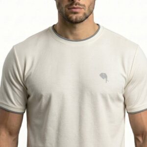 RHSO2B ||WHITE|| Round Neck Half Sleeve