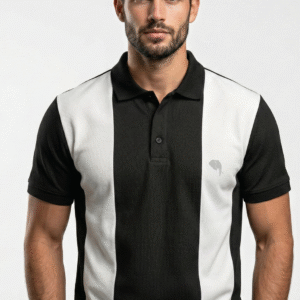PR3 SS 007A || BLACK|| 100% Cotton Polo T-Shirt