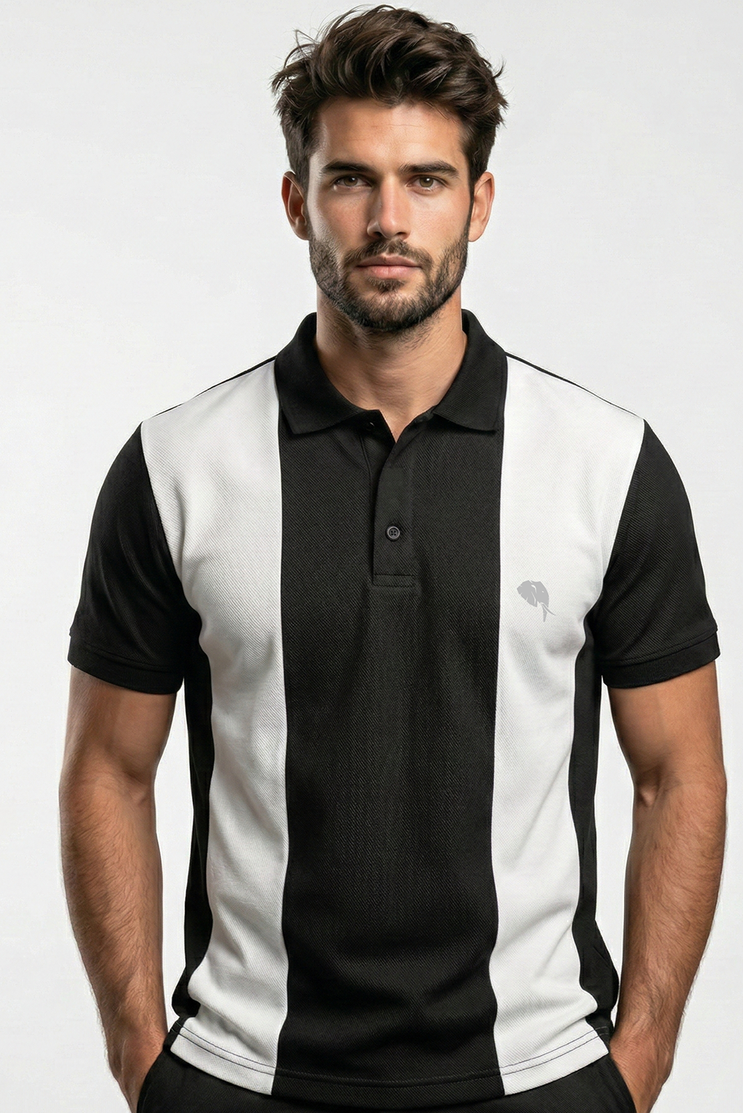 PR3 SS 007A || BLACK|| 100% Cotton Polo T-Shirt