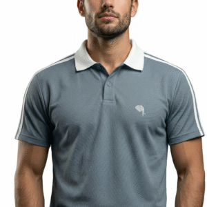 PR3 SS 007A || BLUE|| 100% Cotton Polo T-Shirt