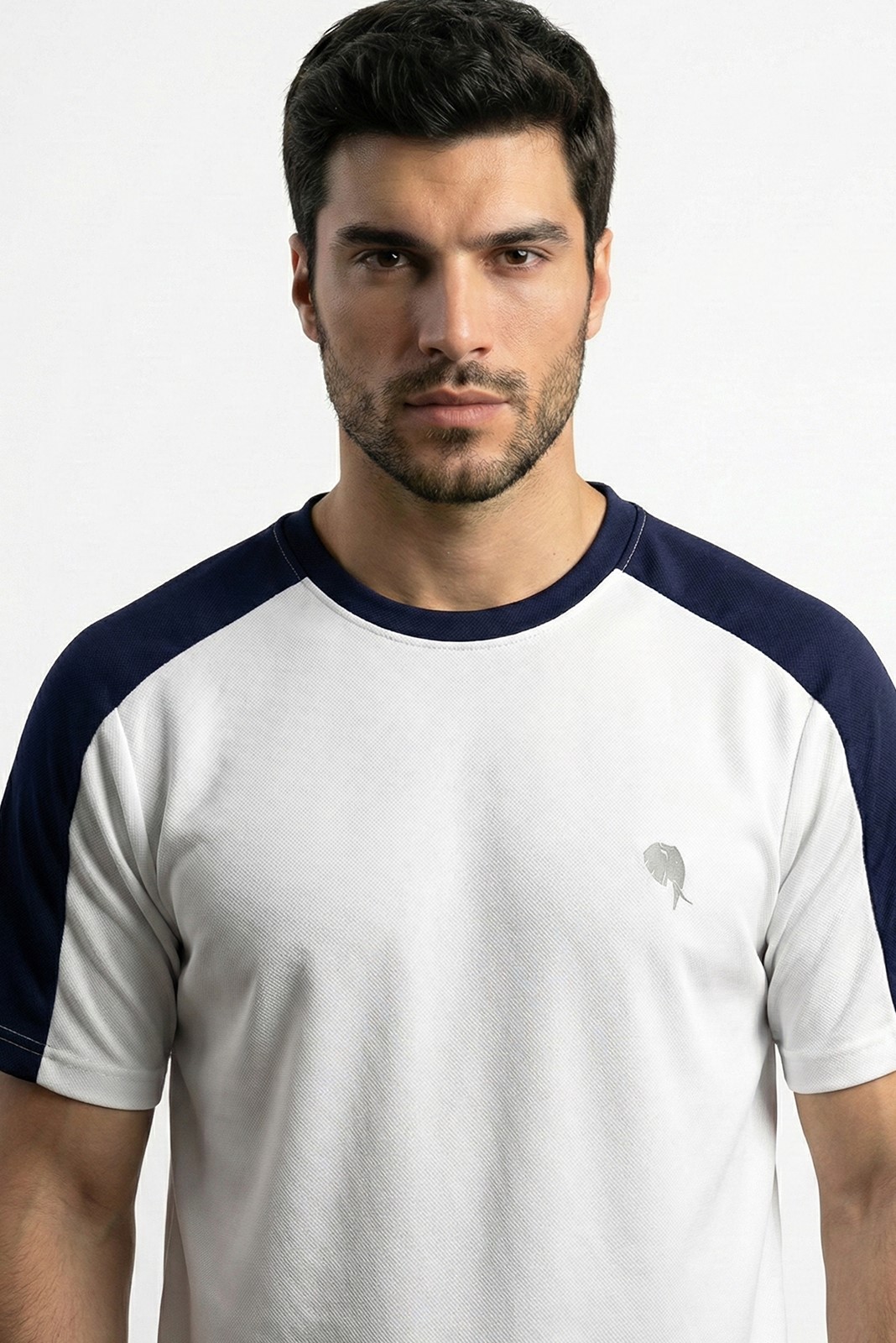 RHSO03||WHITE|| Round Neck Half Sleeve