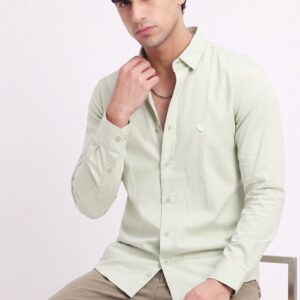 LS005A ||SOLID CARAMEL|| Full Sleeve Shirt