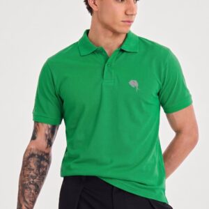 PR3 SS 008 B || GREEN|| 100% Cotton Polo T-Shirt