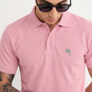 PR3 SS 008 B || PINK|| 100% Cotton Polo T-Shirt