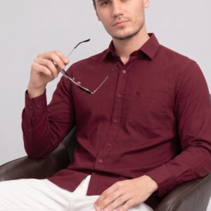 LS005 ||MAROON|| Full Sleeve Shirt
